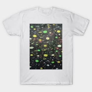 Black watercolor gradient design T-Shirt